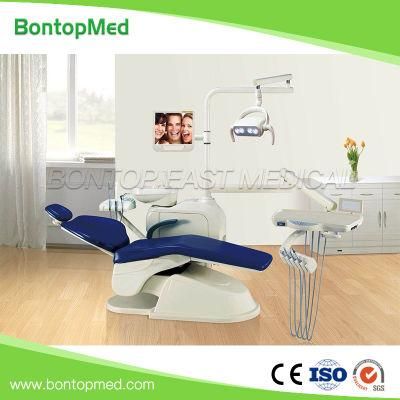 Electric Multi-Function Colorful Dental Unit Department Dental Chair with Touch Button Control System and LED Sensor Operating Light