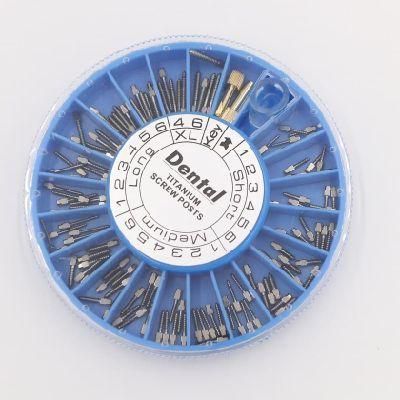 Dental Titanium Screw Post 100% Pure Titanium 120PCS Per Pack