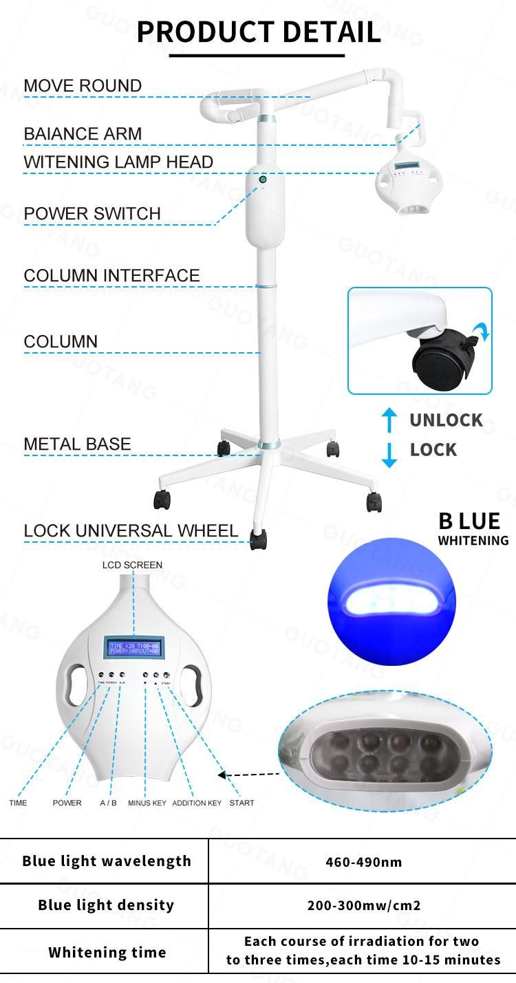 Dental Product Teeth Whitening Machine System Bleaching LED Light Lamp