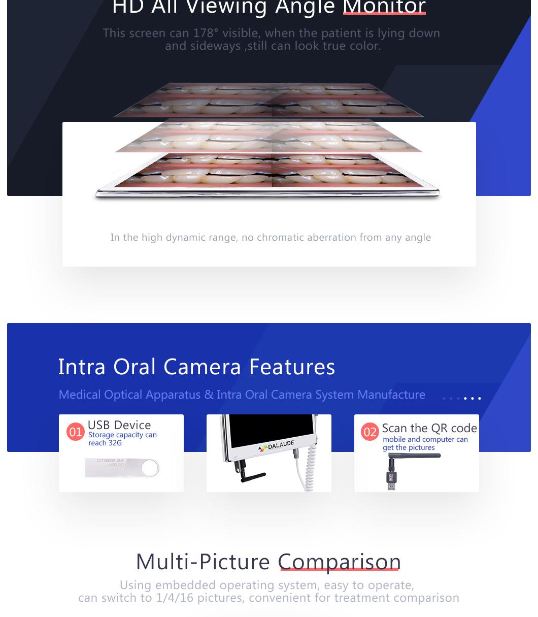 Upgraded Dental Tool Camera with Screen Dentistry Check Teeth Problem