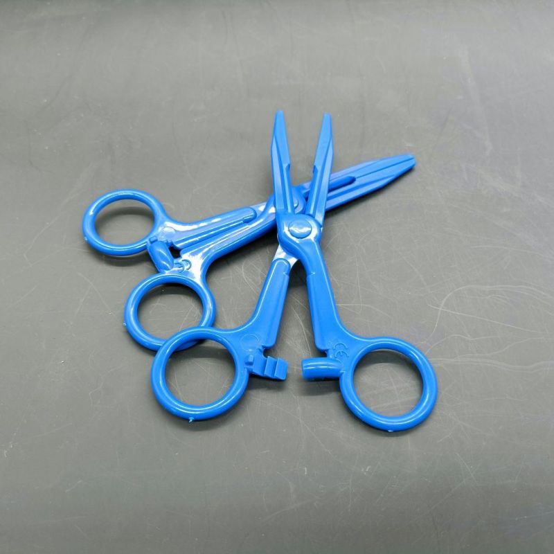 Disposable Dental Blue Color Haemostatic Forceps