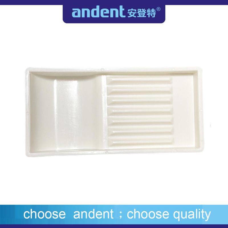 Dental Medical Instrument Tray Kit with White and Blue Color