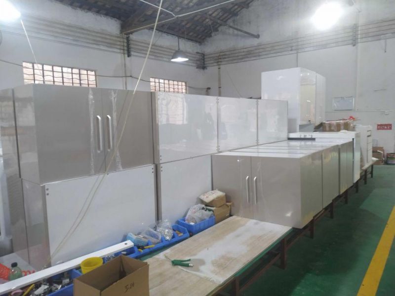 Stainless Steel Body Marble Top with Wash Basins Sink Sensor Faucet Dental Clinic Medical Cabinets