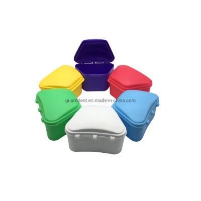 Wholesale Plastic Denture Box Dental Storage Box Ladder Shape Type