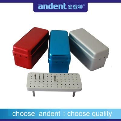 Dental Aluminum Autoclavable Endo Bur Box Stand Block