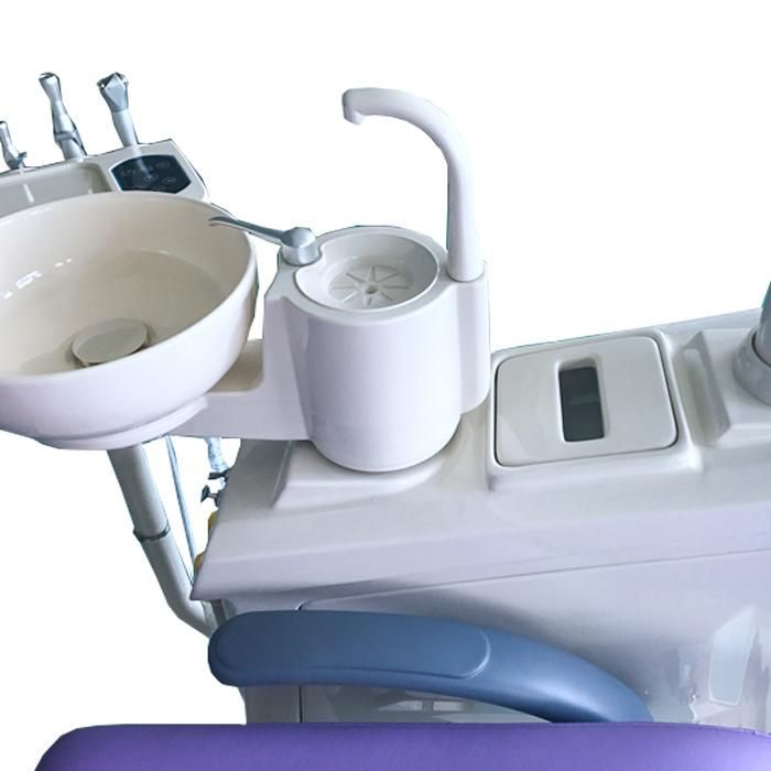 Dental Noiseless DC Motor Dental Chair Unit with LED Operating Light