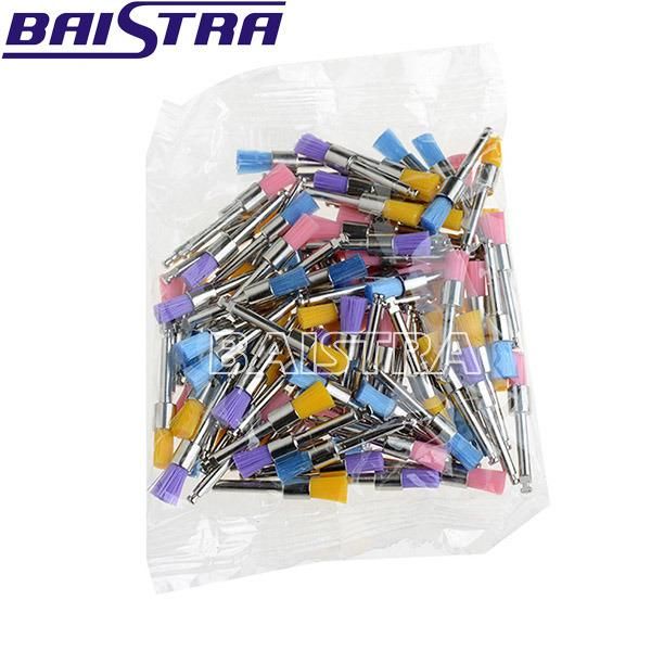 100PCS/Box Nylon Colorful Flat Type Dental Prophy Brushes Pb-330