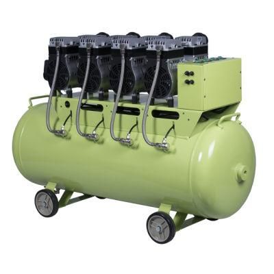 Oil Less Dental Air Compressor Silent Oil Free Air Compressor