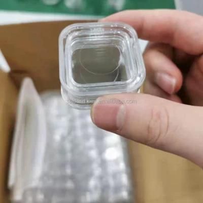 Hot Sales Clear Dental Membrane Box /Plastic Portable Denture Storage Box