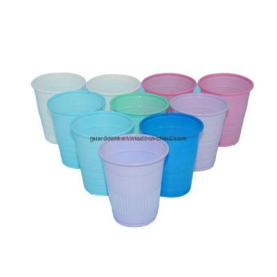 Factory Customized Directly Dental Disposable Plastic 5oz Drinking Cups PP Transparent/Rainbow