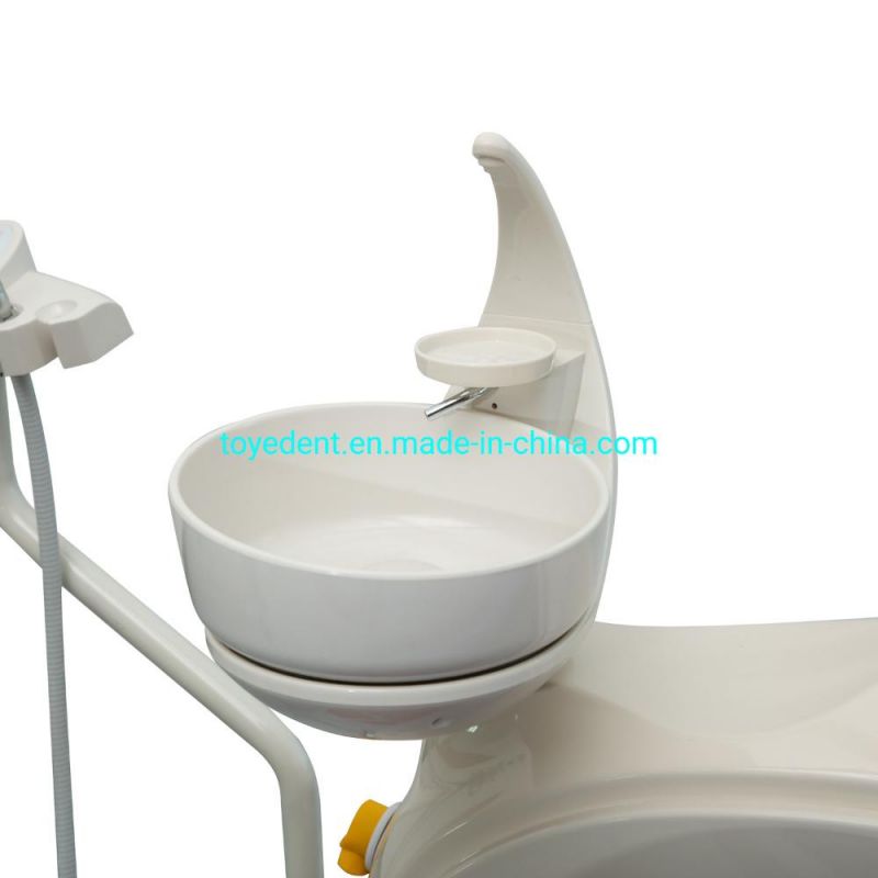 Electronic Dental Chair Colorful Adjustable Dental Unit Leather Dental Chair