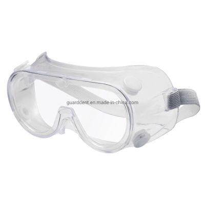 1/6anti Fog Clear Lens Safety Glasses for Eye Protection