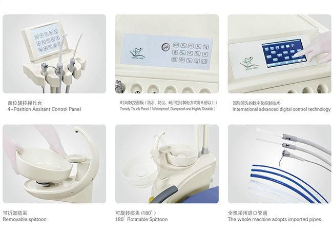 Complete Low Mounted Electric Treatment Machine Dental Chair Unit