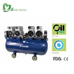 Silent Oil Free Air Compressor for Eight Dental Units