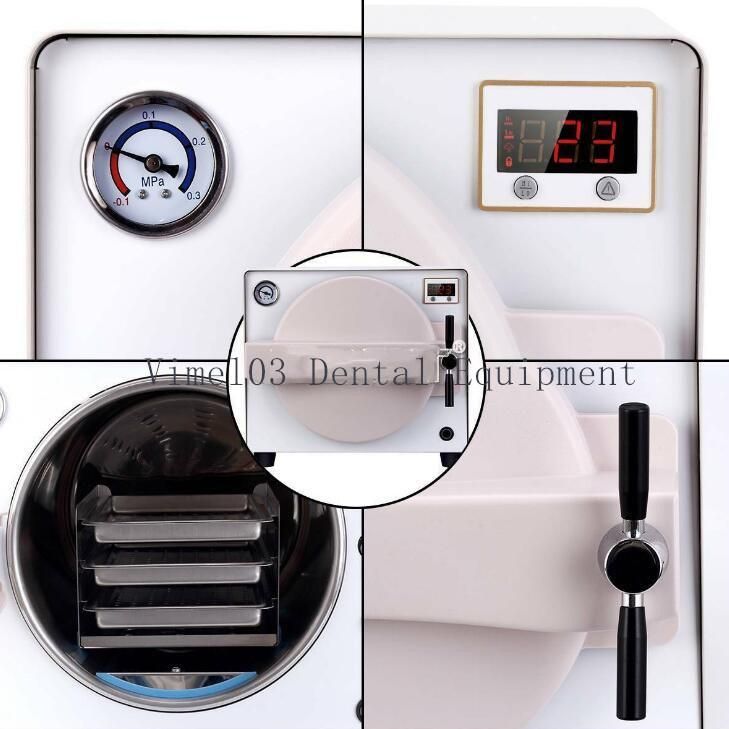 18L Dental Autoclave Steam Sterilizer Medical Sterilization Dental Lab Equipment