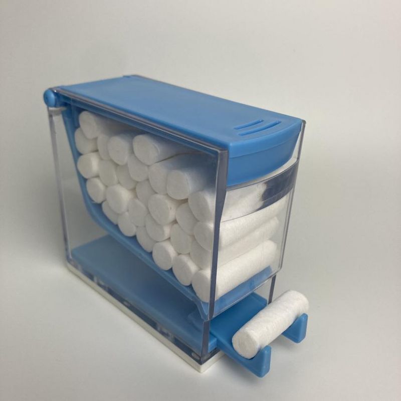 Plastic Cotton Rolls Holder Box Dispenser Box