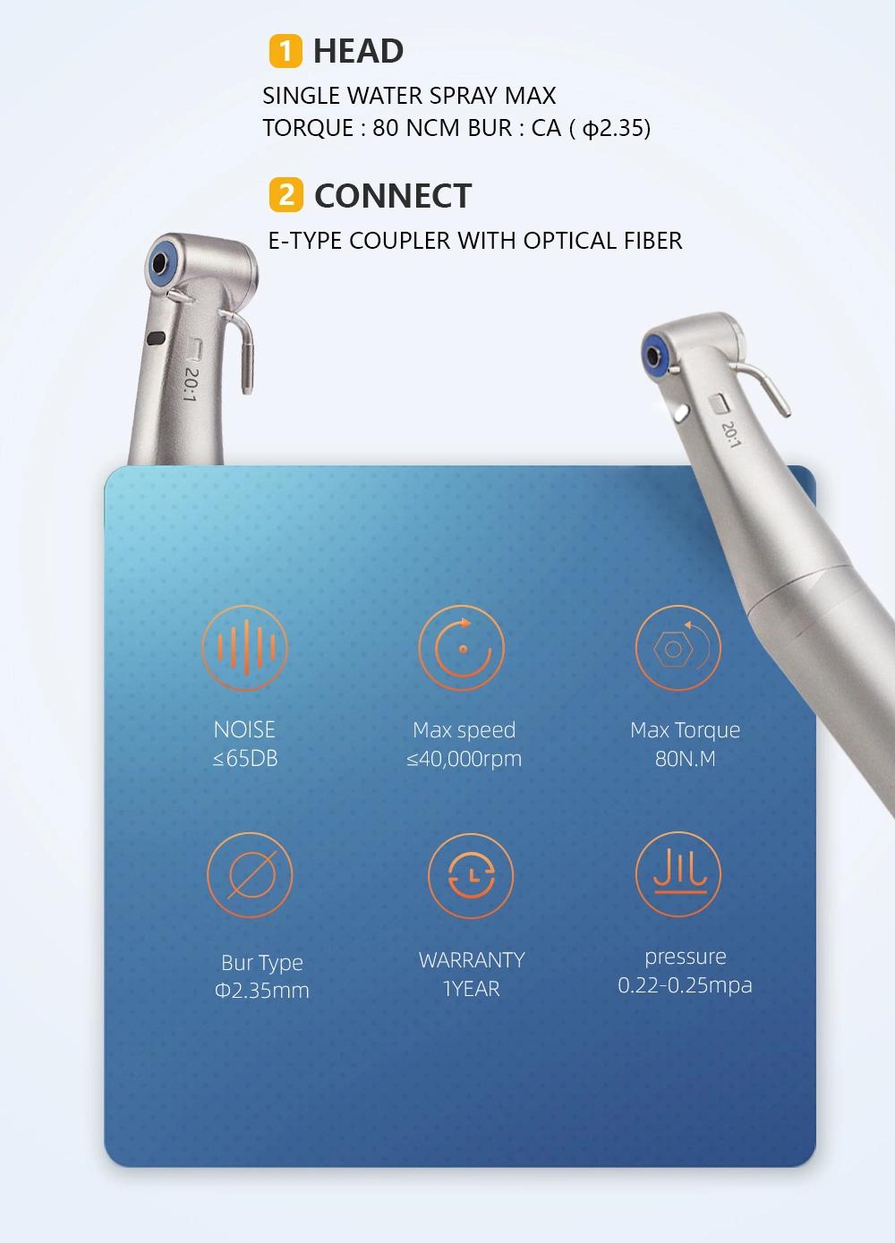 Compatible with NSK Push Button 20: 1 Contra Angle Handpiece