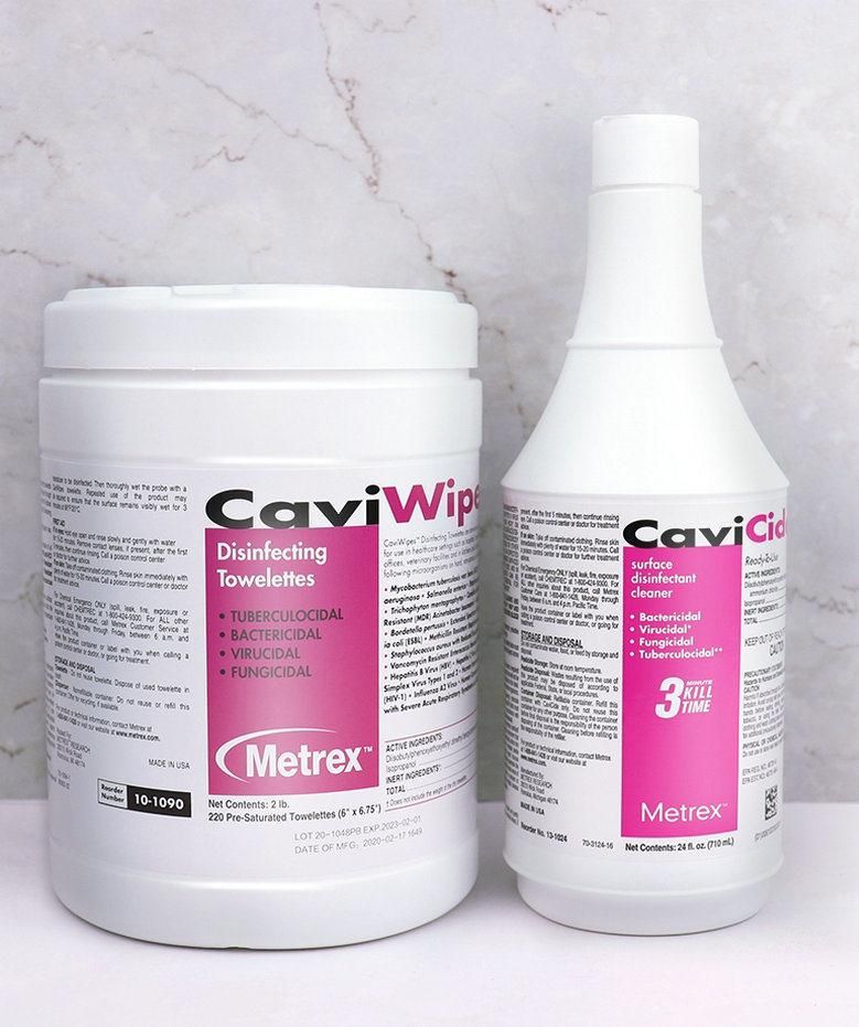 Dental Clinic Tissue Metrex Caviwipes 220PCS/Barrel Disinfecting Cleaning Disinfection Wipes