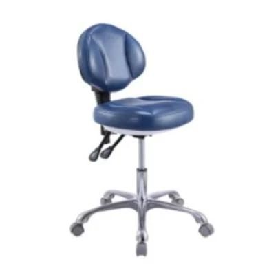 Big Backrest Dentist Stool with Adjust Seat Tilt for Dental Unit