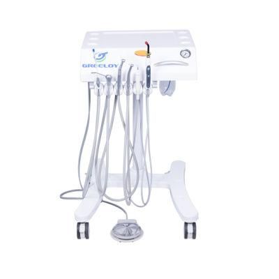 Economical Portable Dental Unit Chair with Three Way Syringe