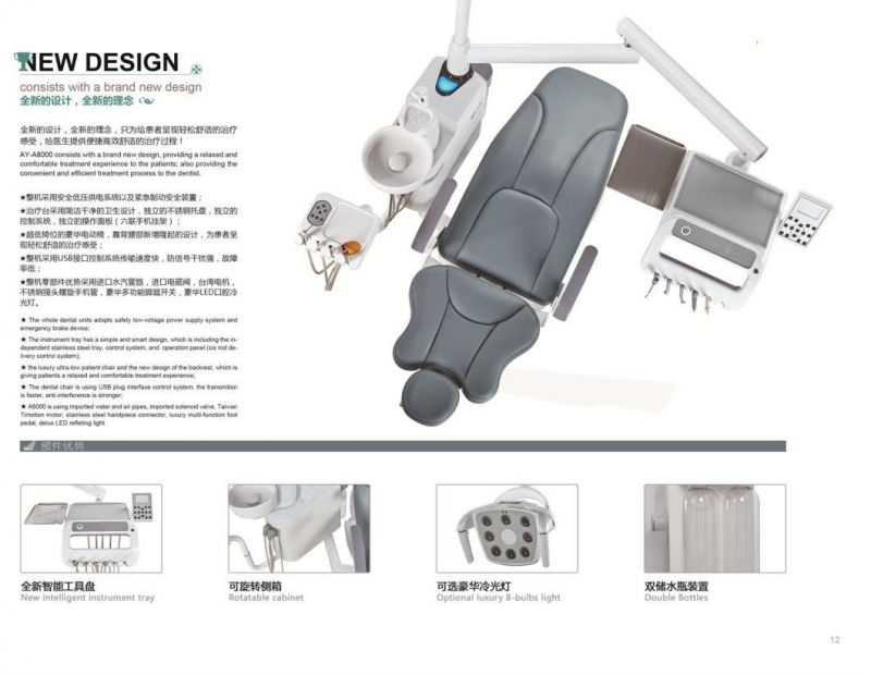 Foshan Medical Italy Tecnodent Original Chair High Quality Dental Chair