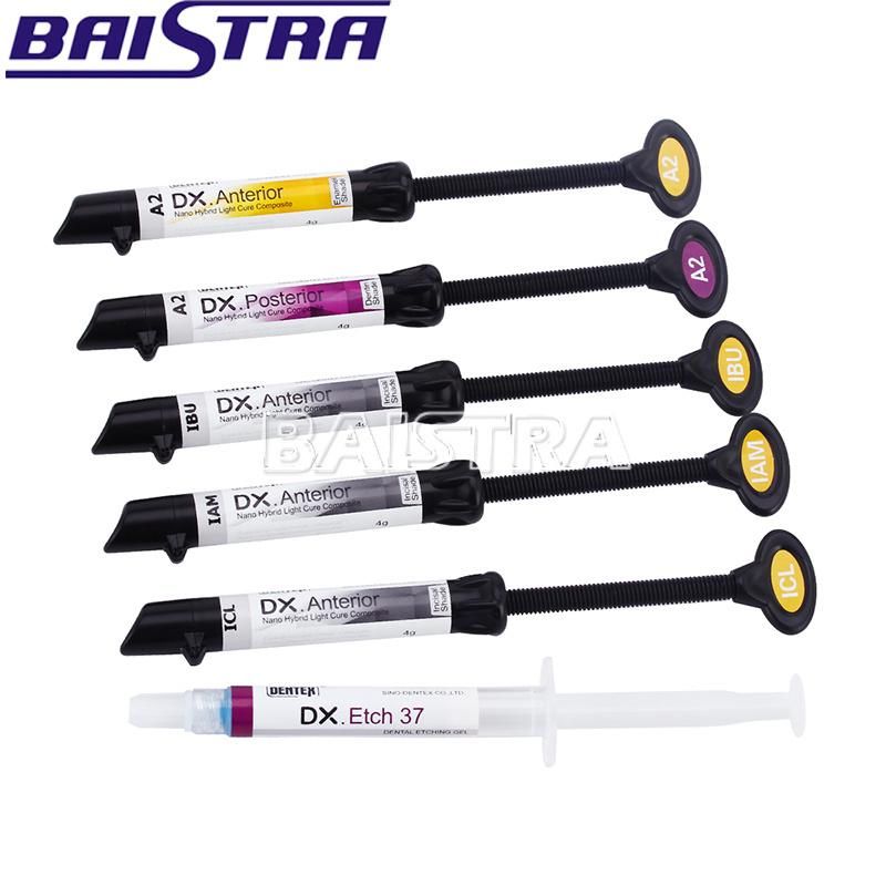 Dental Supply Dentex Esthetic Nano Hybrid Light Cure Composite Kit