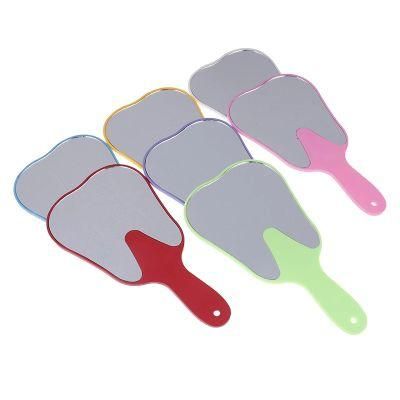 Held Makeup Dental Tooth Shaped Hand Mirror for Clinic, Nurses and Dentists