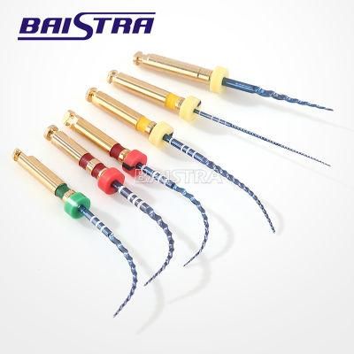 Good Quality Engine Use Root Canal Instrument Heat Activated Dental Endo Niti Files