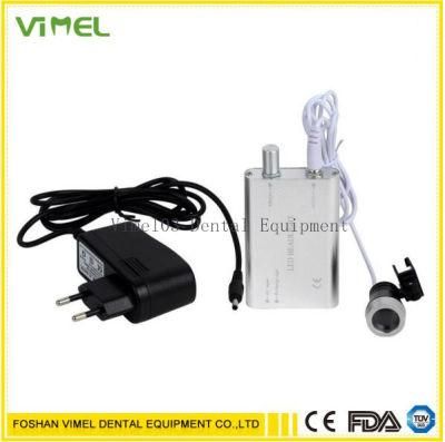 Portable LED Headlight Lamp for Dental Surgical Binocular Loupe