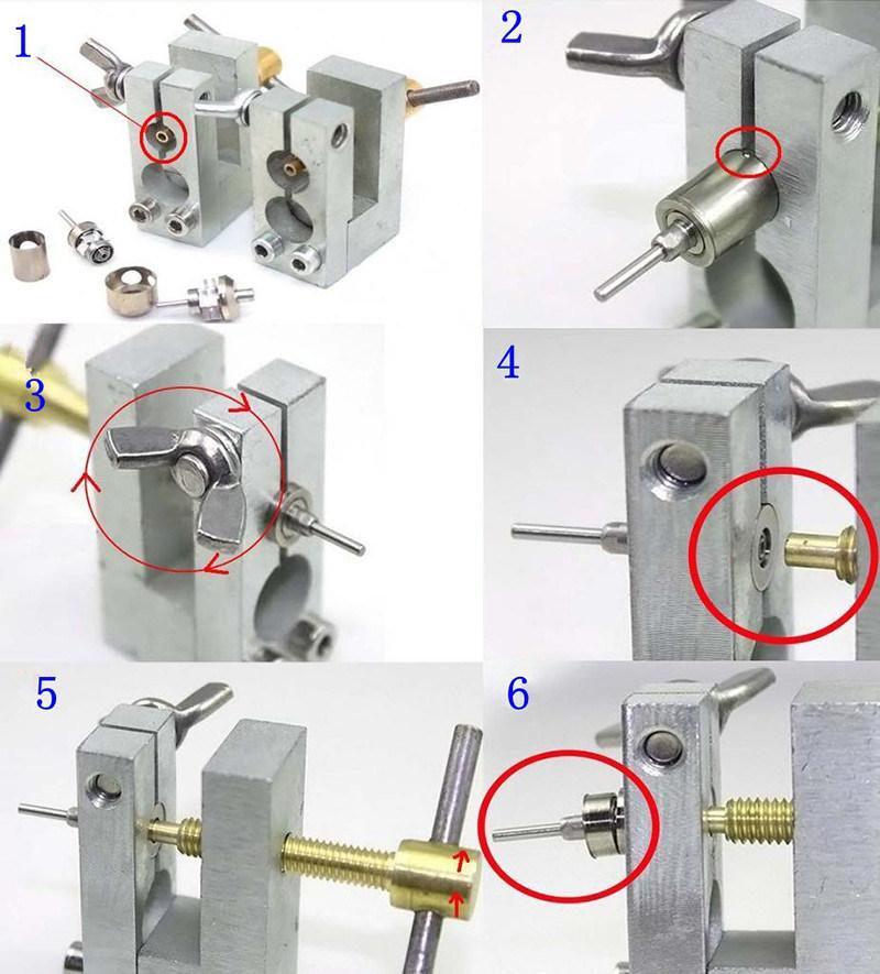 Dental Standard / Torque Handpiece Repair Tool Bearing Removal Tool Chuck