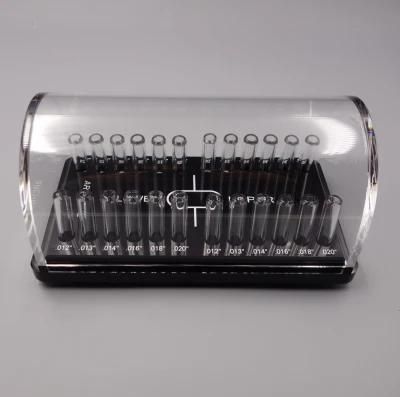 Full Medical Dental Acrylic Box Round Rectangular Arch Wires Case