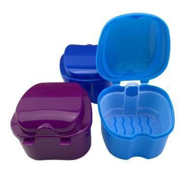 Denture Crown Washing Dental Aligner Cleaning False Tooth Storage Box