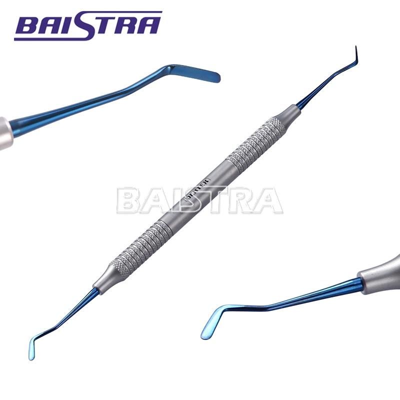 Dental Composite Filling Instrument Blue Titanium Coated Restorative Kit