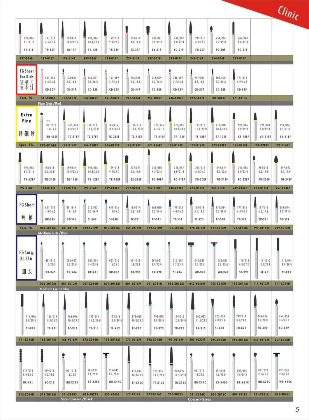 Professional Manufacturer Dental Diamond Bur