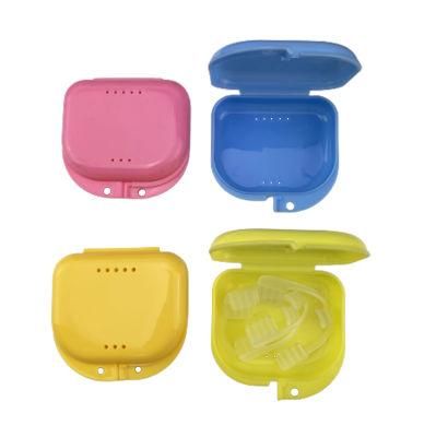 Durable Plastic Orthodontic Brace Storage Box Dental Aligner Case