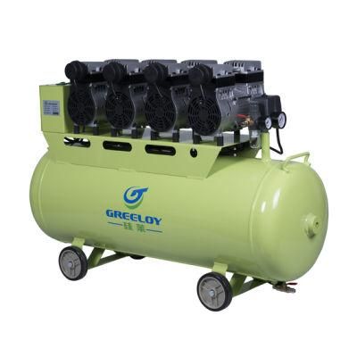 120L Air Storage Anti-Rust Antibacterial Coated Dental Air Compressor