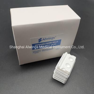 Dental Disposable Mixing Wells for Dental Materials Blending