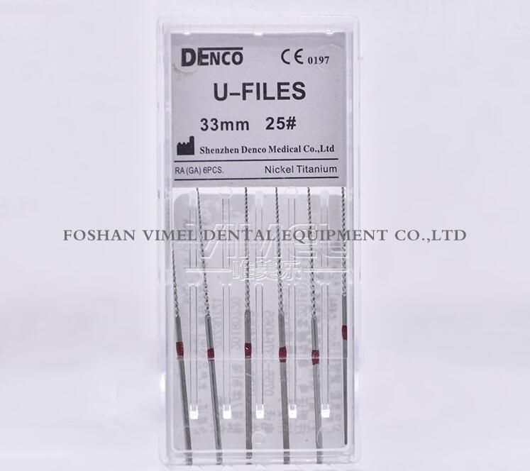 Dental Denco U Files Endodontic Files Stainless Steel Ultrasonic #15-40