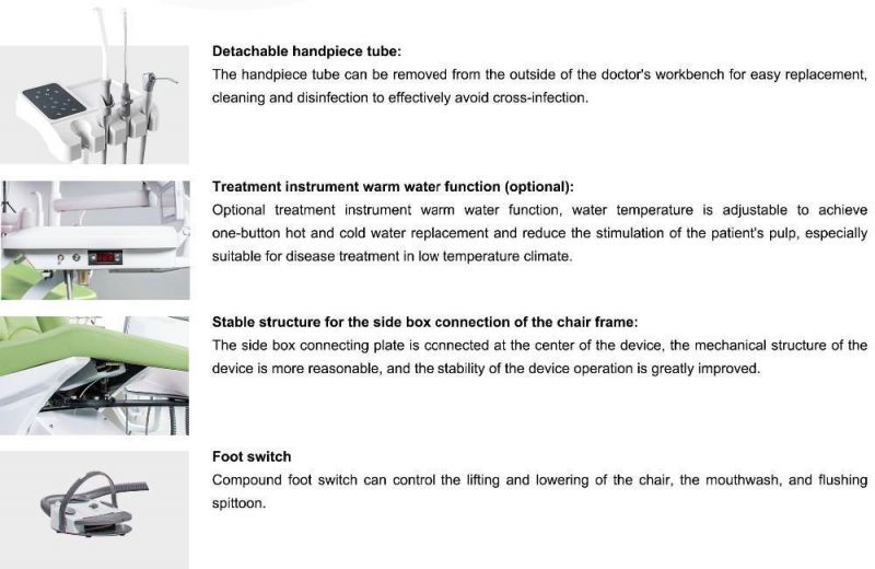 Hochey Medical Portable Dental Chair and Unit for Dental Clinic