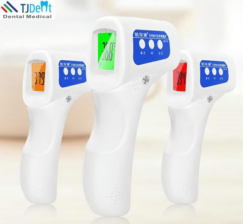 HD LED 1 Second Detect Ear and Forehead Thermometer Non Contact Infrared Body Temperature Scanner