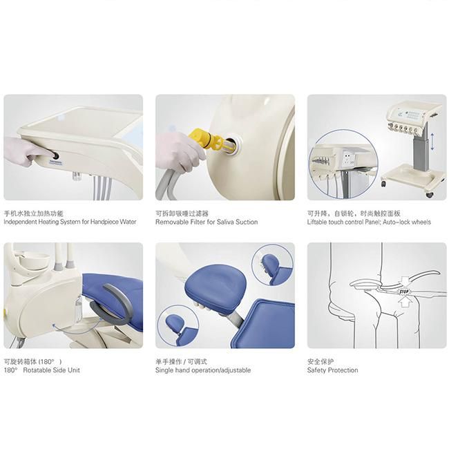 Durable Clinic Health Care Equipment Dental Unit with ISO Approved