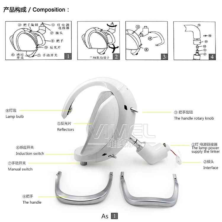 Dental Lamp Reflectance LED Light Dental Chair Accessories