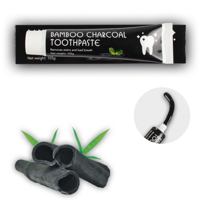 Daily Use Fluorid Free Mint Flavor Bamboo Charcoal Teeth Whitening Toothpaste