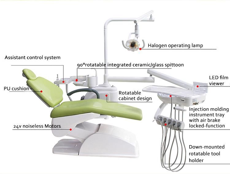 Medical Equipment Electric Dental Chair Unit Dental Chair with CE