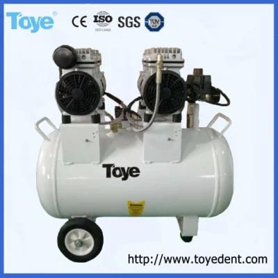 Oil Free Low Noise Dental Air Compressor with High Pressure Piston