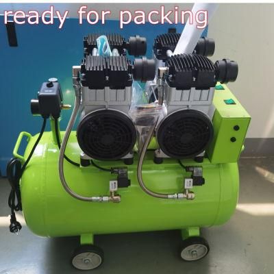 Medical Equipment Dental Portable High Pressure Piston Silent Oil Free Air Compressor for Dental Chair