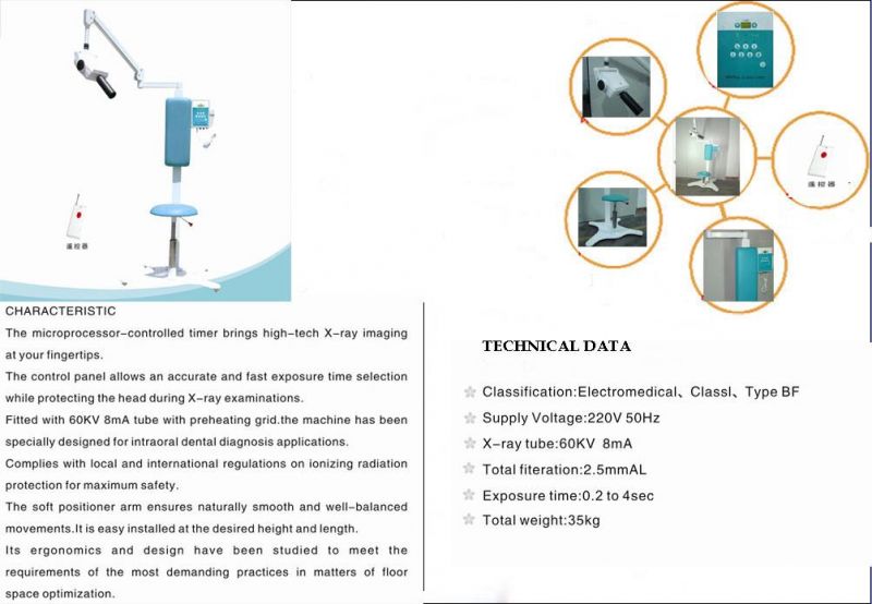 Euro-Market! ! ! High Quality Mobile X Ray Machine Moving Type Dental X Ray Unit