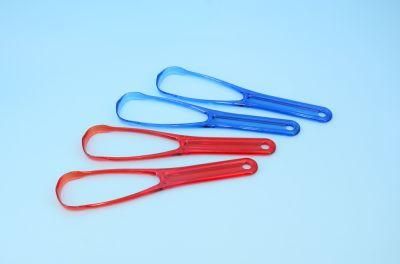 Plastic Tongue Scraper FDA Brush Cleaner for Oral Cleaning