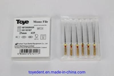 Dental Niti Material Endodontic Mono Files Dental for Root Canal Treatment