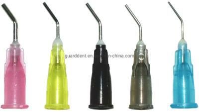 Disposable Dental Flow Tips Pre-Bent Needle for Medical Dental Supply